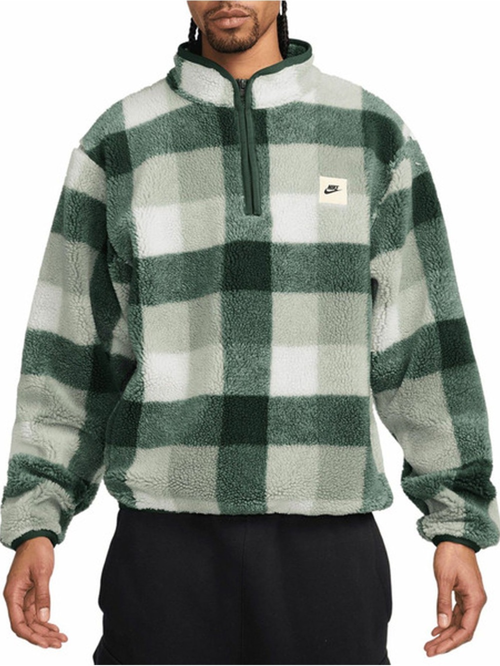 Nike Men's Club Winterized Fleece 1/2 Zip Jacket. Size Medium.